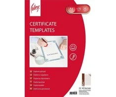 Diplomų ir laiškų popierius College nr 7, A4, 25 lapai