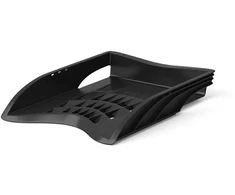 *Dokumentų lentynėlė College S-Wing, 66x256x348mm, plastikinė, juodos spalvos