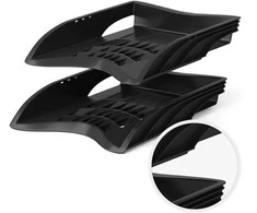 *Dokumentų lentynėlė College S-Wing, 66x256x348mm, plastikinė, juodos spalvos