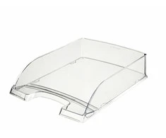 Dokumentų lentynėlė Leitz Plus Standart, A4, plastikinė, skaidri