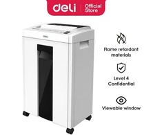 Dokumentų naikiklis DELI T051 P4,10 lapų, 16l