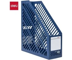 Dokumentų stovas DELI, A4m 259x90x293 mm, plastikinis, mėlynos spalvos