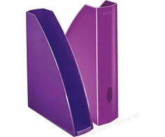 Dokumentų stovas Leitz Plus Wow, A4, 312x258x75mm, plastikinis, violetinės spalvos