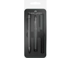 Dovanų rinkinys Faber-Castell Hexo, juodos spalvos