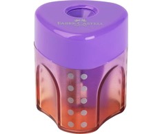 Drožtukas Faber-Castell Grip Mini Flow Edition, su konteineriu