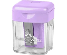 Drožtukas Faber-Castell, vienos skylės, su konteineriu