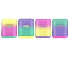 Drožtukas Milan Sunset Compact, plastikinis, dviejų skylių