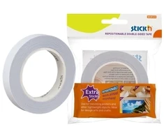 Dvipusė lipni juosta StickN, 12mm x 12m, blisteryje