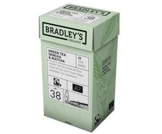 Ekologiška žalioji arbata Bradley´s senčia ir mačia, 25pak, nr. 38