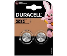 Elementai Duracell ličio, CR2032, 2vnt