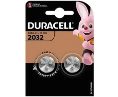 Elementai Duracell ličio, CR2032, 2vnt