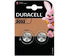 Elementai Duracell ličio, CR2032, 2vnt