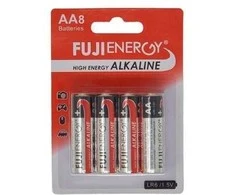 Elementai FUJI High Energy Alkaline, AA, 8 vnt