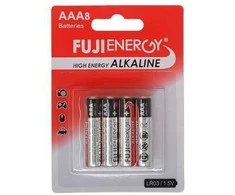 Elementai FUJI High Energy Alkaline, AAA, 8 vnt
