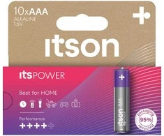Elementai Panasonic Itson itsPOWER, AAA Alkaline, 10 vnt./pak.