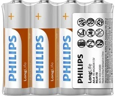 Elementai Philips LongLife AA/R6 C4, 4vnt.