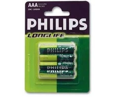 Elementai Philips LongLife AAA /R03 B4, 4vnt.