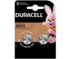 Elementas Duracell DL2025 (CR2025) 3V, ličio 2 vnt.