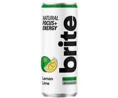 Energinis gėrimas BRITE, citrinos ir laimo skonio, 330 ml, skardinė