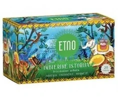 ETNO prieskoninė arbata imbierinė istorija, 20×1,5g