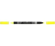 Flomasteriai Faber-Castell, dvipusiai, 10 neoninių spalvų
