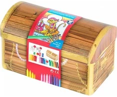 Flomasteriai Faber-Castell, lobių dėžutė, 33 spalvos