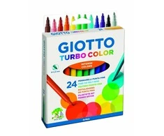 Flomasteriai Fila Giotto Turbo Color, 24 spalvos