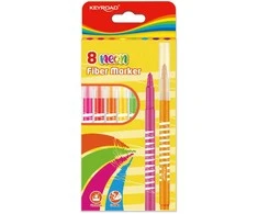 Flomasteriai Keyroad, 8 neoninių spalvų
