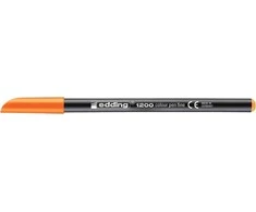 Flomasteris Edding 1200, apvaliu galiuku, 1mm, oranžinės spalvos