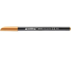Flomasteris Edding 1200, apvaliu galiuku, 1mm, šviesiai oranžinės spalvos