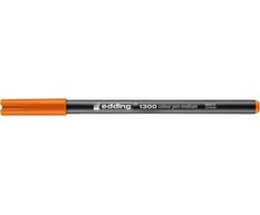 *Flomasteris Edding 1300, apvaliu galiuku, 2mm, oranžinės spalvos