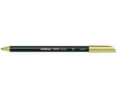Flomasteris Edding E-1200, apvaliu galiuku, 1-3mm, metalo efektu, auksinės spalvos