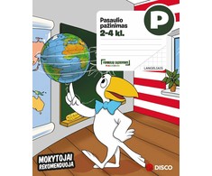 DISCO Formulių sąsiuvinis pradinukams (2-4 klasės), Pasaulio pažinimas, 14 lapų, langeliais