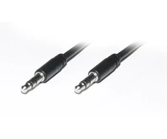 Garso kabelis REAL-EL Audio Pro 3,5 mm (vyriškas) – 3,5 mm (vyriškas), 1 m, juodas