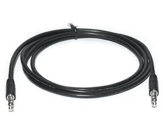 Garso kabelis REAL-EL Audio Pro 3,5 mm (vyriškas) – 3,5 mm (vyriškas), 1 m, juodas