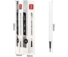 Gelinio rašiklio šerdelė DELI, 0,5 mm, ištrinamas, juodas