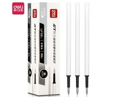 Gelinio rašiklio šerdelė DELI, 0,5 mm, ištrinamas, juodas