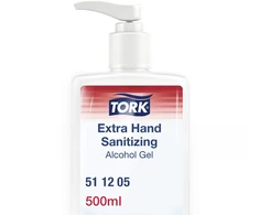 Gelinis rankų dezinfekantas Tork Extra, (511205), 500ml