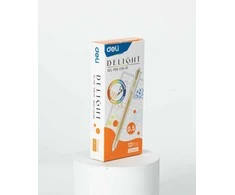 Gelinis rašiklis Deli Delight, 0,5 mm, oranžinės spalvos