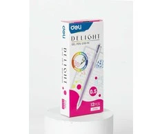 Gelinis rašiklis Deli Delight 0,5 mm rožinis