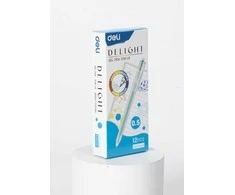 Gelinis rašiklis Deli Delight 0,5 mm,šviesiai mėlynos spalvos