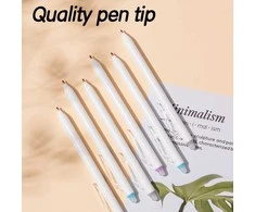 Gelinis rašiklis Deli, G160, 0.5 mm, ištrinamas, šviesiai mėlynos spalvos