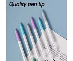 Gelinis rašiklis Deli, G161, 0.5 mm, nutrinamas, juodos spalvos