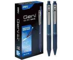 Gelinis rašiklis DELI Geni 0.7mm, mėlynos spalvos