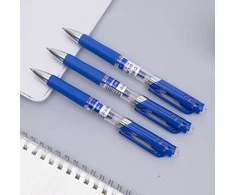 Gelinis rašiklis Deli Q10430, 0.5 mm mėlynos spalvos