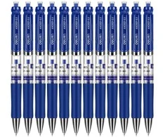 Gelinis rašiklis Deli S01 0.5mm mėlynas