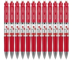Gelinis rašiklis Deli S01 0.5mm raudonas