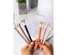 Gelinis rašiklis EberhardFaber, Tinginys , 0.7mm, trinamas, mėlynos spalvos