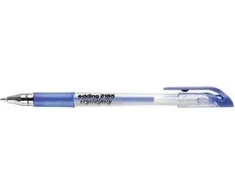 Gelinis rašiklis Edding Gel Roller 2185, 0.7mm, šviesiai mėlynos metallic spalvos