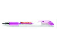 Gelinis rašiklis Edding Gel Roller 2185, 0.7mm, metalo efektu, rožinės spalvos